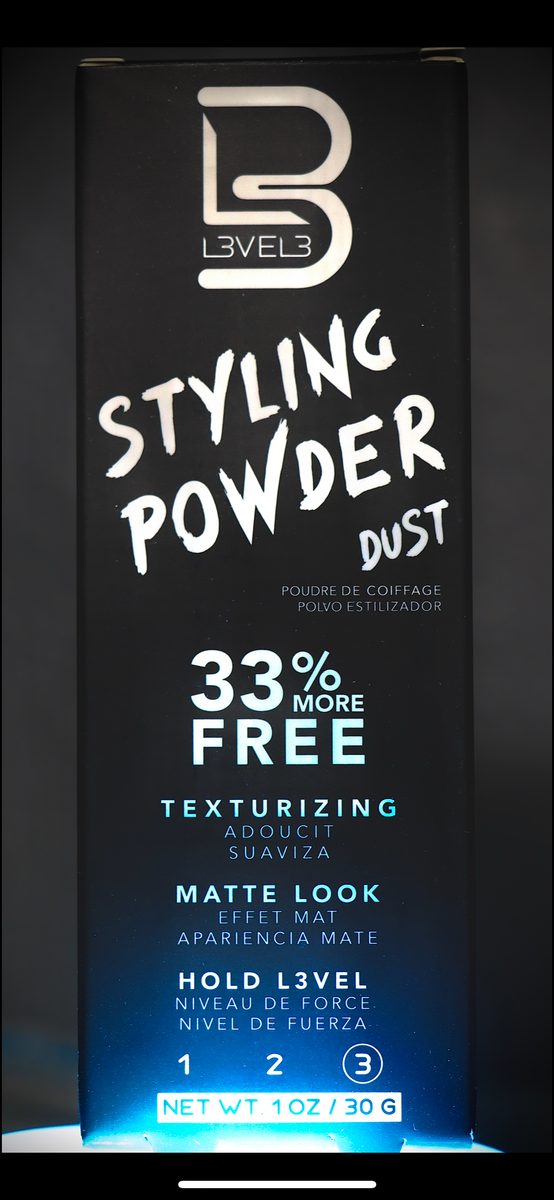 L3VEL3 Styling Powder Dust /Texturizing/Matte Look/Hold Level 3